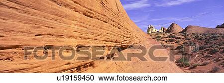 Stock Image - This is Nevada's first state park in red rock country. Fotosearch