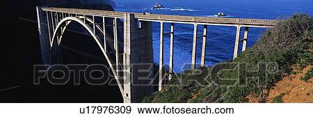 This is the Bixby Bridge View Large Photo Image Stock Photo - This is the Bixby Bridge. Fotosearch