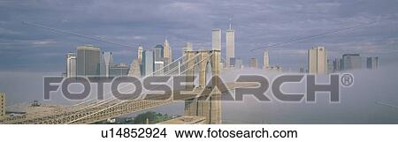 This is the Brooklyn Bridge over the East River View Large Photo Image Picture - This is the Brooklyn Bridge over the East River. Fotosearch