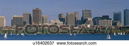 This is the Charles River with sailboats and the State Capitol on a fall day View Large Photo Image Stock Photo - This is the Charles River with sailboats and the State Capitol on a fall day. Fotosearch