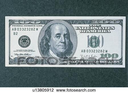 This is the front side of the new 100 dollar bill. It shows the new, larger portrait of Ben Franklin in the center. View Large Photo Image Stock Image - This is the front side of the new 100 dollar bill. It shows the new, larger portrait of Ben Franklin in the center.. Fotosearch