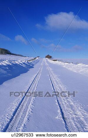 This is the Last Dollar Road in snow View Large Photo Image Stock Image - This is the Last Dollar Road in snow. Fotosearch