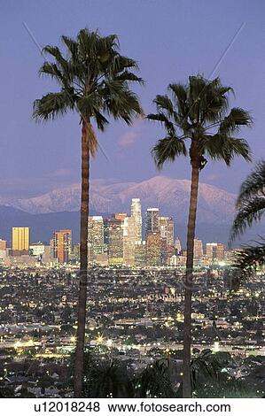 Stock Photo - This is the Los Angeles skyline. Fotosearch