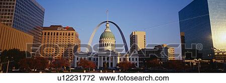 This is the skyline and Arch in daylight View Large Photo Image Stock Image - This is the skyline and Arch in daylight. Fotosearch