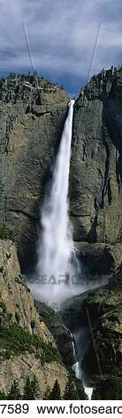 This is Upper Yosemite Falls. View Large Photo Image Stock Photo - This is Upper Yosemite Falls.. Fotosearch