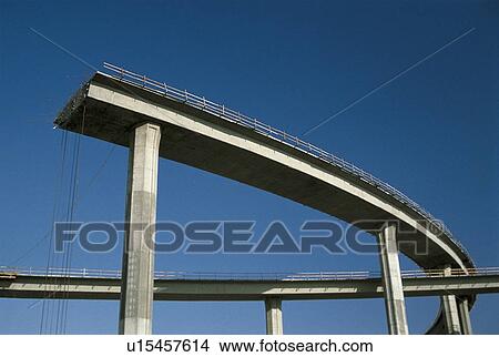This shows a freeway under construction View Large Photo Image Picture - This shows a freeway under construction. Fotosearch