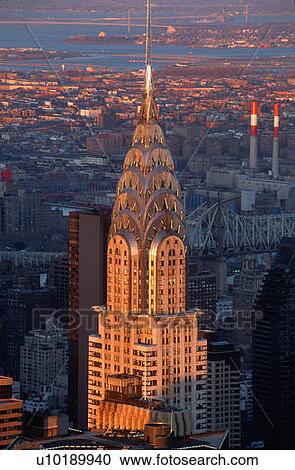 Top of the Chrysler Building in New York City, New York View Large Photo Image Stock Image - Top of the Chrysler Building in New York City, New York. Fotosearch