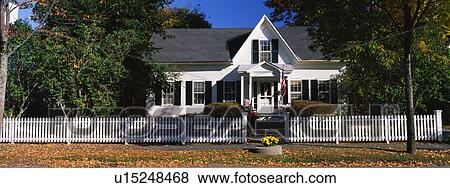 Typical suburban single-family home View Large Photo Image Stock Photo - Typical suburban single-family home. Fotosearch