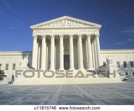 Stock Photograph - U. S. Supreme Court Building, Washington D. C. . Fotosearch