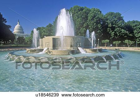United States Capitol and fountain, Washington, DC View Large Photo Image Stock Photo - United States Capitol and fountain, Washington, DC. Fotosearch