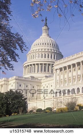 Stock Photo - United States Capitol Building, Washington, D. C.. Fotosearch