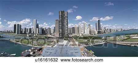 Stock Image - View of Chicago. Fotosearch