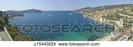 View of Mediteranean overlooking French Riviera, France View Large Photo Image Picture - View of Mediteranean overlooking French Riviera, France. Fotosearch