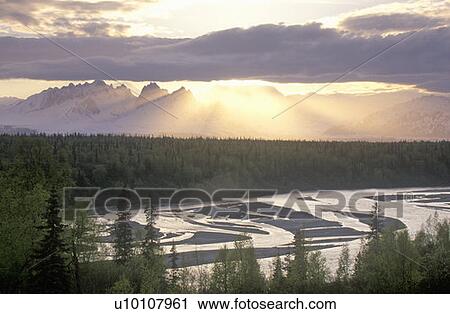 View of Mt. McKinley and Mt. Denali from George Park Highway, Route 3, Alaska View Large Photo Image Stock Image - View of Mt. McKinley and Mt. Denali from George Park Highway, Route 3, Alaska. Fotosearch