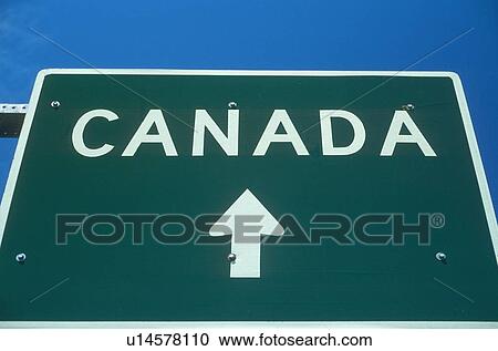 Welcome to Canada Sign View Large Photo Image Stock Image - Welcome to Canada Sign. Fotosearch
