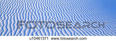 Stock Image - White Sands National Monument, New Mexico. Fotosearch
