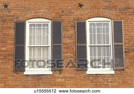 Stock Image - Window shutters. Fotosearch