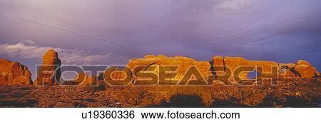 Windows Section, Arches National Park, Moab, Utah View Large Photo Image Stock Photograph - Windows Section, Arches National Park, Moab, Utah. Fotosearch