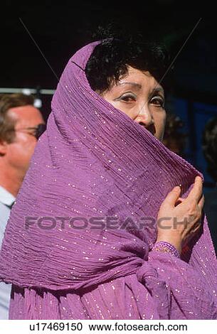 Woman wearing a shawl View Large Photo Image Stock Image - Woman wearing a shawl. Fotosearch