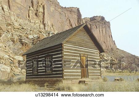 Wooden cabin from the Old West View Large Photo Image Picture - Wooden cabin from the Old West. Fotosearch