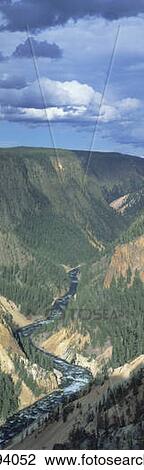 Stock Image - Yellowstone River, Yellowstone National Park, Montana. Fotosearch