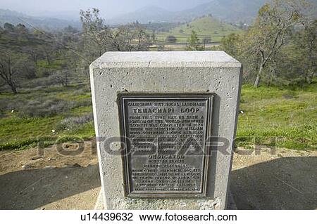A monument sign from 1955 showing the Tehachapi Train Loop View Large Photo Image Stock Image - A monument sign from 1955 showing the Tehachapi Train Loop. Fotosearch