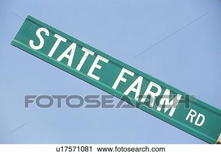 A sign that reads “State Farm Rd” View Large Photo Image Stock Image - A sign that reads “State Farm Rd”. Fotosearch