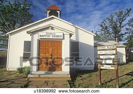 Stock Image - A Southern Baptist Church. Fotosearch