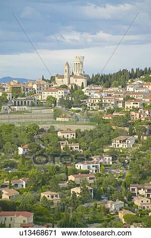 Stock Image - Aerial View of France. Fotosearch