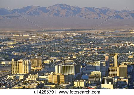 Aerial view of Las Vegas with mountains, NV View Large Photo Image Stock Image - Aerial view of Las Vegas with mountains, NV. Fotosearch