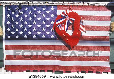 American Flag with Red Heart View Large Photo Image Picture - American Flag with Red Heart. Fotosearch