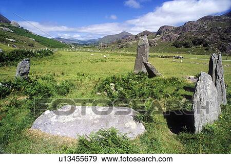 Ancient stone circle in Cork, Ireland View Large Photo Image Stock Photo - Ancient stone circle in Cork, Ireland. Fotosearch