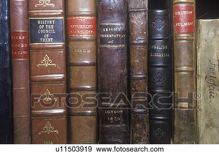 Stock Photo - Antique first edition book collection. Fotosearch