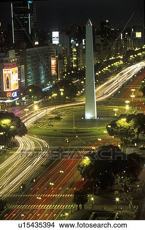 Picture - Avenida 9 de Julio. Fotosearch