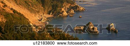 Stock Image - Big Sur In Springtime, California. Fotosearch