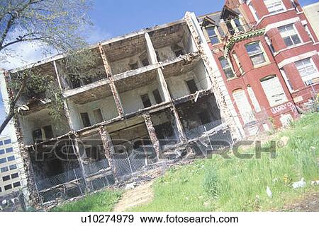 Bombed out apartment dwelling View Large Photo Image Stock Photo - Bombed out apartment dwelling. Fotosearch