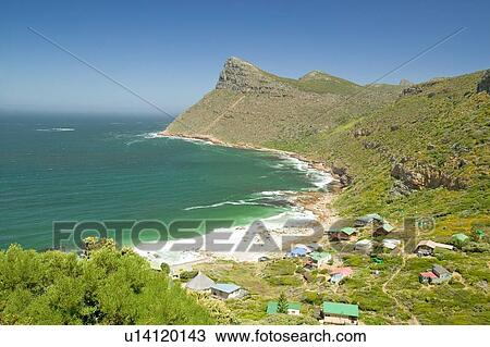 Cape of Good Hope view of coast with small houses View Large Photo Image Stock Image - Cape of Good Hope view of coast with small houses. Fotosearch