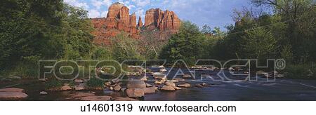 Stock Photo - Cathedral Rock, Sedona, Arizona. Fotosearch