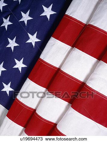 Close-up of folded American flag View Large Photo Image Stock Image - Close-up of folded American flag. Fotosearch