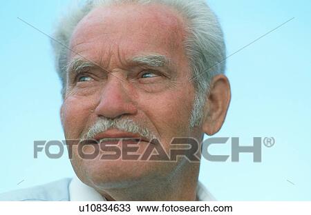 Closeup of a male senior citizen View Large Photo Image Stock Image - Closeup of a male senior citizen. Fotosearch