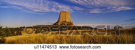 Devil's Tower National Monument, Wyoming View Large Photo Image Stock Image - Devil's Tower National Monument, Wyoming. Fotosearch