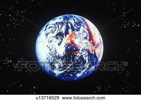 Stock Photo - Earth viewed from space. Fotosearch