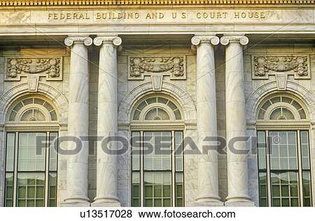 Stock Photo - Federal Building and U. S. Court House of Macon, Georgia. Fotosearch