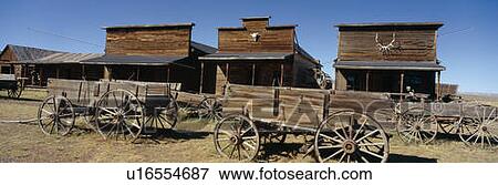 Ghost Town View Large Photo Image Stock Photo - Ghost Town. Fotosearch