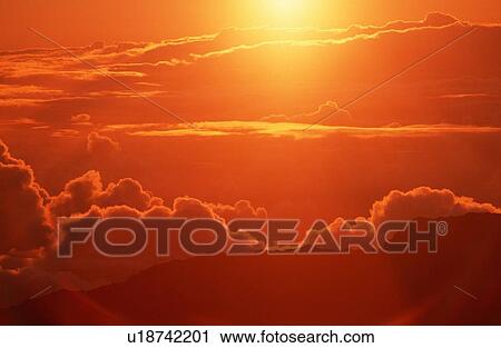 Stock Image - Golden sunrise. Fotosearch