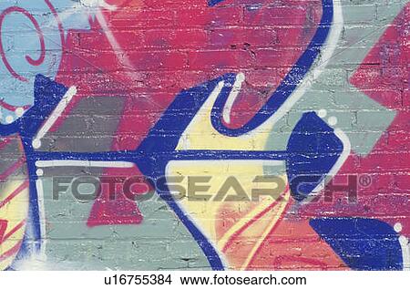 Graffiti on a wall View Large Photo Image Picture - Graffiti on a wall. Fotosearch