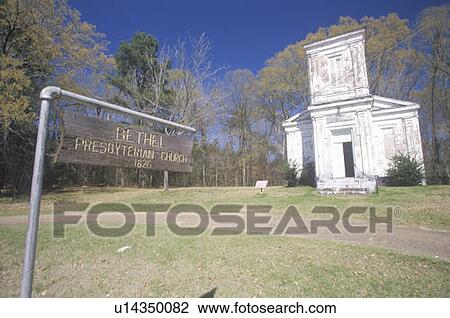 Stock Image - Historic 1826 Bethel Presbyterian Church. Fotosearch