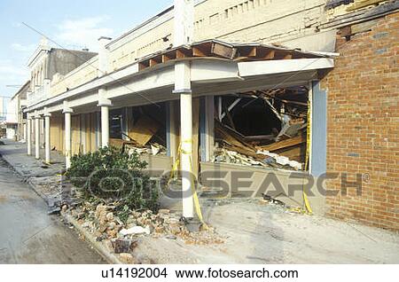 Picture - Hurricane Andrew damage. Fotosearch