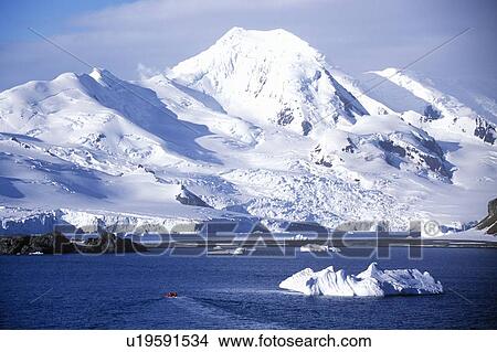 Picture - Iceberg Near Half Moon Island, Bransfield Strait, Antarctica. Fotosearch