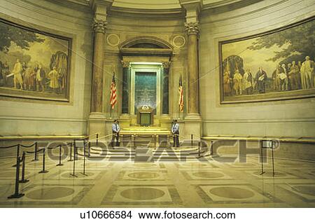 Interior of the National Archives, Washington, D. C. View Large Photo Image Picture - Interior of the National Archives, Washington, D. C.. Fotosearch